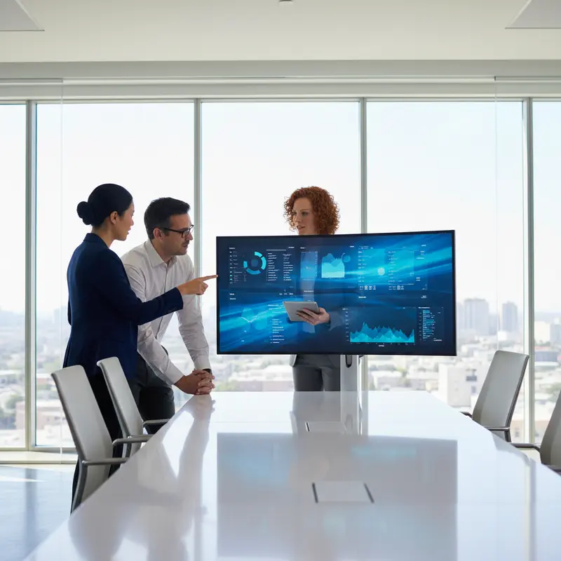 GMS security team collaborating on a compliance dashboard